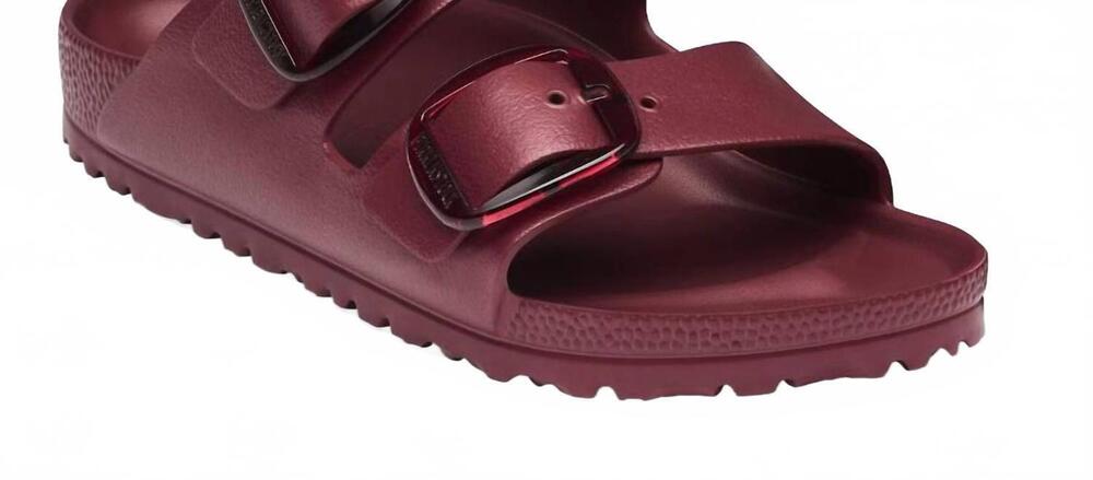 NEW BIRKENSTOCK women's arizona big buckle eva sandal in zinfandel